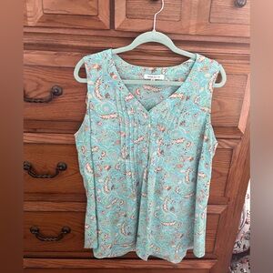 Rose and Olive Tank Top